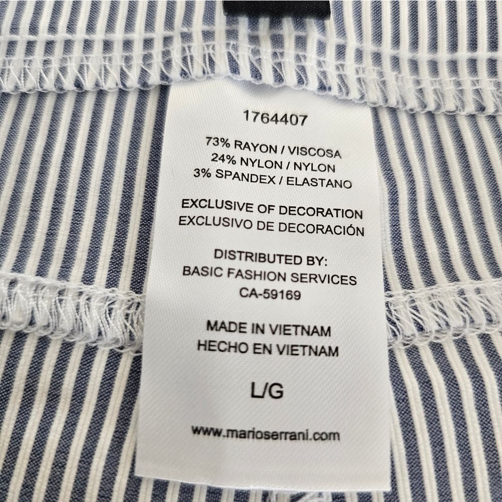 Striped High-Waisted Pants - Picture 7 of 7